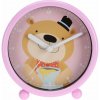 Home Styling Collection Hodiny do detskej izby, priemer 10 cm, medvedík