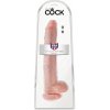 King Cock - realistický dildó s semenníkmi - 35 cm - telová farba