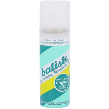 Batiste Dry Shampoo Clean & Classic Original suchý šampón na vlasy 50 ml