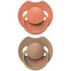 LOVI Cumlík silikónový dynamický Prime 6-18m 2ks Granola/Orange