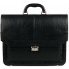 Aktovka REAbags 7253-TR - čierna/nikl