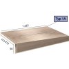 Karndean International Ecoline Step - Schod bez nosu - 1A /9522 Dub jesenný krémový