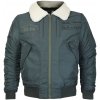 Yakuza Premium Pánska bunda bomber 3965 - tmavá olivová