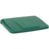 Veko pre odpadkový kôš 68 a 87 l s funkciou jemného zatvárania, 67x500x409 mm, zelené | CAMBRO