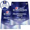 Procter & Gamble, Výhodné dvojbalenie Crest 3D Whitestrips PROFESSIONAL WHITE bieliace pásiky na zuby, 80 ks