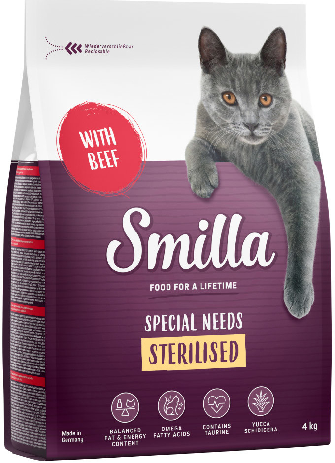 Smilla Adult Sterilised s hovädzím 4 kg