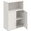 Policová skriňa Strong, zámok, horná, 80x115,2x40 cm, biela/biela - 1 kus - 1 KS - áno - 2 - 60 mesiacov - 2x plné - rovná - nadstavba - Hobis - Biela - 80 cm - Strong - 40 cm - 115.2 cm HOBIS