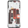 Realme 8 5G čierny OEM LCD displej s dotykovým panelom a rámom, predný panel