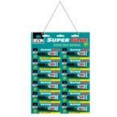 Bison super glue 2g gel -display