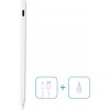 AppleMix Dotykové pero / stylus - kompatibilné s Active + Pencil - podpora tlaku - biele