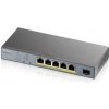 ZyXEL GS1350-6HP / 6-Port Switch / 100|1000 Mbps / 5x GbE / 1x SFP / PoE (GS1350-6HP-EU0101F)