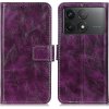 VSETKONAMOBIL 79091 RETRO Peňaženkový obal Xiaomi Poco F6 Pro fialový