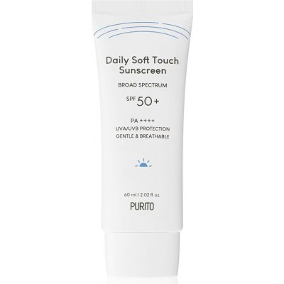 Purito Daily Soft Touch Sunscreen ľahký ochranný krém na tvár SPF 50+ 60 ml