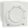 Unica Termostat priestorový, otočný, 2 moduly, Biely