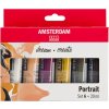 Akrylové farby Amsterdam - sada 6 x 20ml - Portrait (Akrylové farby Amsterdam Standard Series - Portrait)