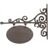 Štít vývěsní VICTORY, litina, 20x14cm/19x13cm, ovál/obdélník, hnědá|Esschert Design - produkt č. 1