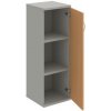 Hobis Policová skriňa Strong P, 40x115,2x40 cm, buk/sivá