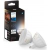 Philips SADA 2x LED Stmievateľná žiarovka Philips Hue WA GU5,3/MR16/5,1W/12V 2200-6500K P5827 + záruka 5 rokov zadarmo