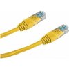DATACOM patch cord UTP cat5e 0,5M žlutý 1505