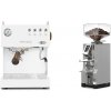 Ascaso Steel UNO PID, White&Wood + Eureka Mignon Libra, CR grey