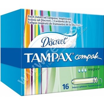 Tampax COMPAK SUPER tampón 16 ks