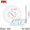 RK Chains Rozeta oceľová (prevodník) 1825-43zubov RK - Suzuki DR750 Big + DR500 + SP500 + GF250 + GN400 + GSX400 + GSXR750 + GSXR1100 + GSXR250 + LT250 + LT300 + LT