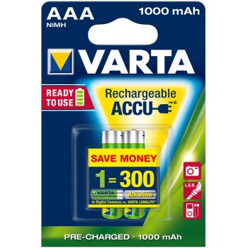 Varta Rechargeable AAA 1000mAh 2ks 5703301402