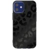 Picasee silikónový prehľadný obal pre Apple iPhone 12 mini - Midnight Leopard
