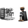 Rocket Espresso Appartamento, black/white + Eureka Mignon Single Dose PRO, Black & Oak