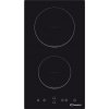 Keramická varná doska Candy CDH30, 2 varné zóny, sklokeramická, čierna