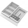 GOLLINUCCI Kúpeľňový organizér s príslušenstvom 350mm 308x322x90mm biela 10900302