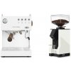 Ascaso Steel DUO PID, White&Wood + Eureka Mignon Silenzio 55, BL white