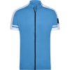 James & Nicholson Tričko JN 454 cyklistické se zipem, krátký rukáv, pánské COT020454b4602-cobalt M Modrá cobalt