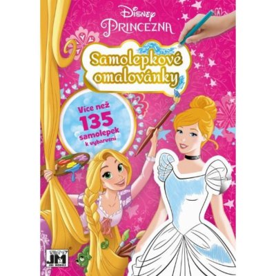 Samolepkové omalovánky Disney Princezny