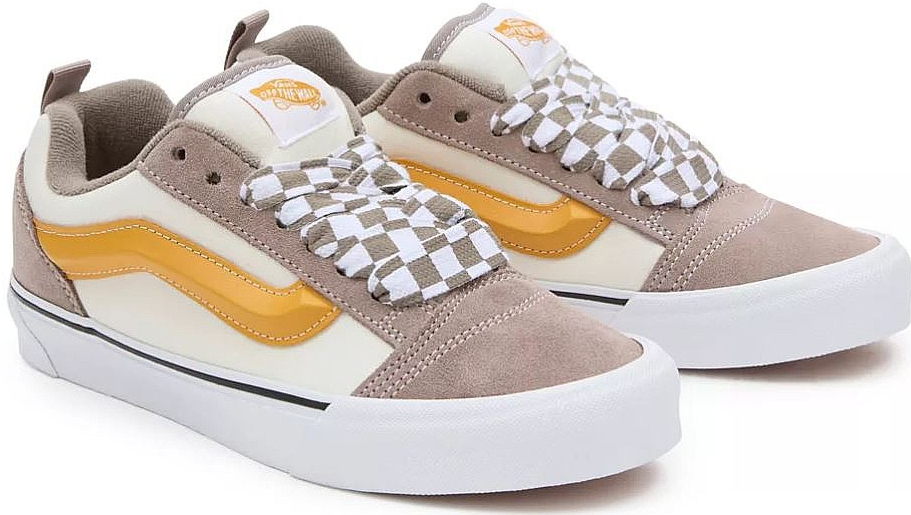 Vans Knu Skool Mega Check Gray/Marshmallow