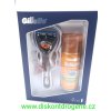 Gillette FUSION FLEXBALL + 1 náhrada + GEL sensitive na holení 75ML