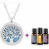 doTerra Trio esenciálnych olejov + Aroma náhrdelník Vincenza strieborný so zirkónmi