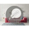 NEDES LED žiarovka / filament BIELY 13W - G95 / E27 / 4000K - ZWF204