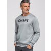 Ombre Classic men's sweatshirt with inscription - gray melange šedá XL Ombre 5902228985488