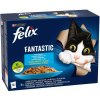 Felix Fantastic hovädzie, kuracie, losos, pstruh v želé 12 x 85 g