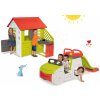 Smoby set domček Pretty Nature a preliezačka Adventure Car 810702-22