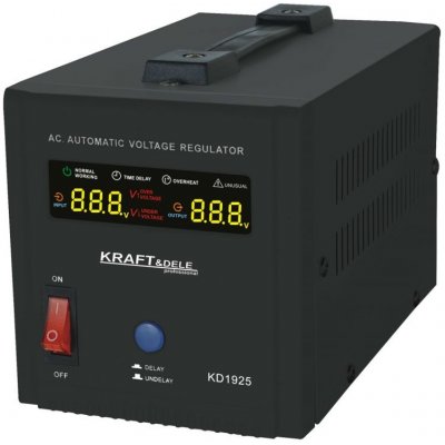 Kraft&Dele KD1925 Stabilizátor napätia regulátor elektrickej energie 1000VA 230V AVR