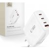 TECH-PROTECT NC140W-GAN 4-portová sieťová nabíjačka PD 140W / QC3.0 biela (5906302335947)