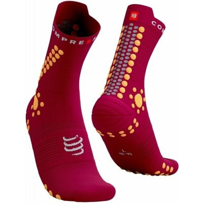 Compressport Pro Racing Socks v4.0 Trail Persian Red/Blazing Orange