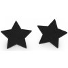 Drevená hviezda na nalepenie Ø30 mm - 10 ks 3 čierna