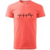 EKG pivo - Klasické pánske tričko vyššej gramáže - 3XL ( Korálová )