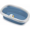 STEFANPLAST Sprint 20 toaleta pre mačky s okrajom nebesky modrá/biela 39x58x17cm