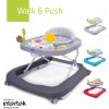 4baby Walk'n Push tmavo sivé