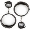 Easytoys Thigh and Wrist Cuff Set Black