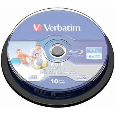 Verbatim BD-R 25GB 6x, 10ks